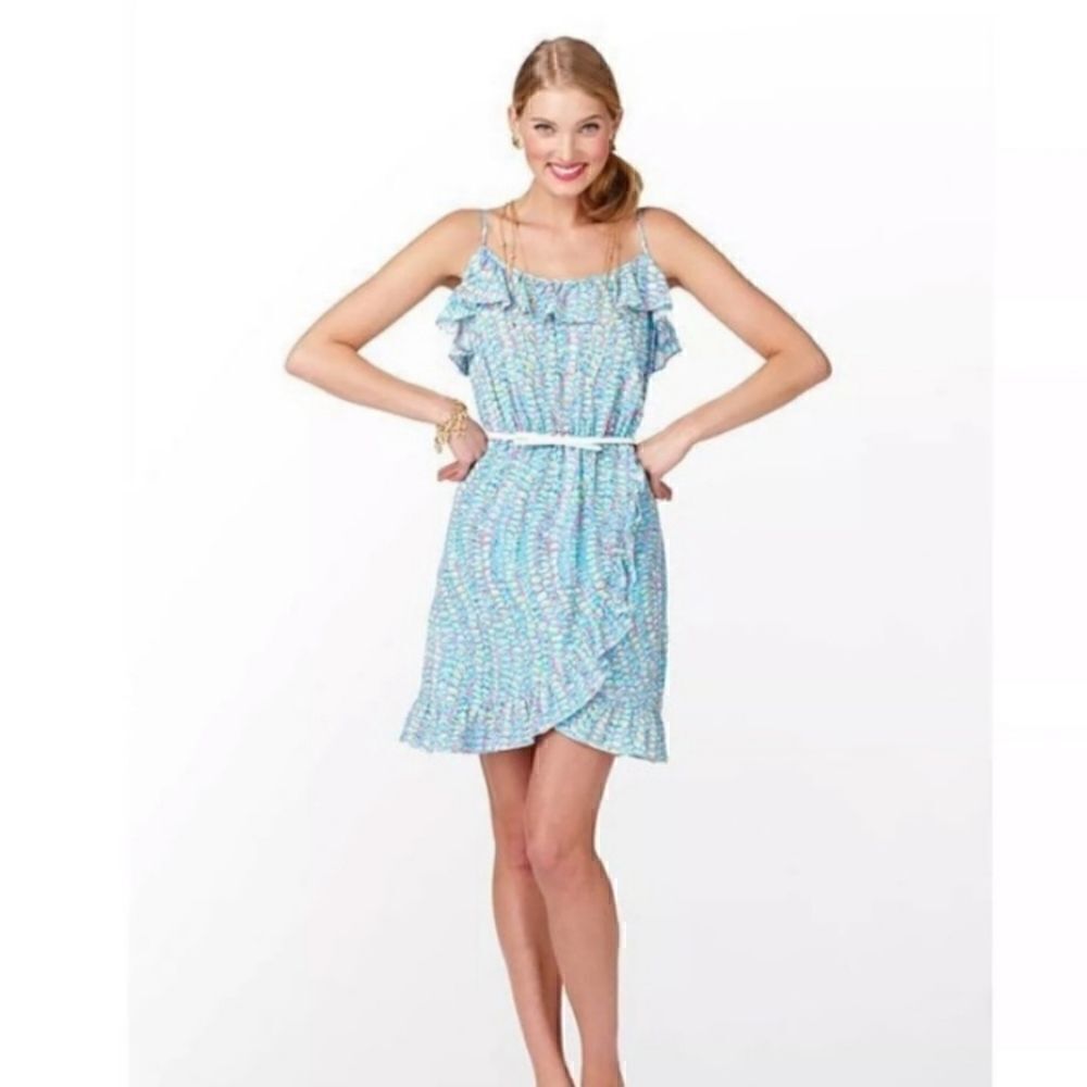 Lilly Pulitzer Kalen Dress Midi Spaghetti Size Small Women's